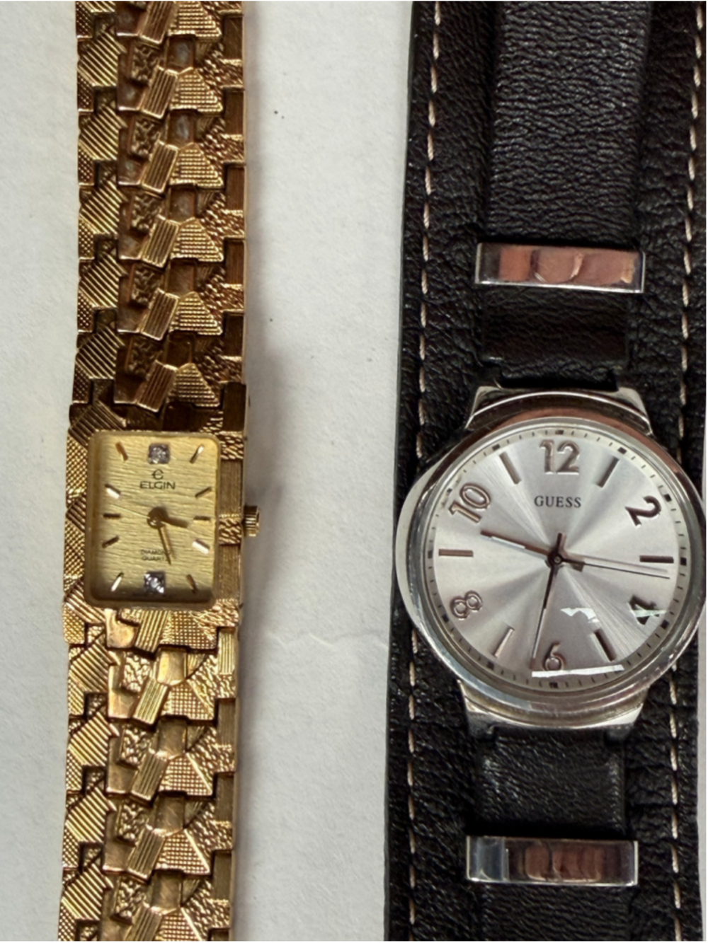 35+ Watch Lot – Guess, Elgin, Cuff, Bracelet & Fashion Watches - Picture 2 of 6